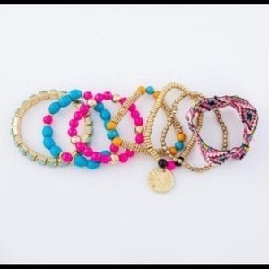 🔥5/$20🔥New Stacking Stretchy Bracelet Set